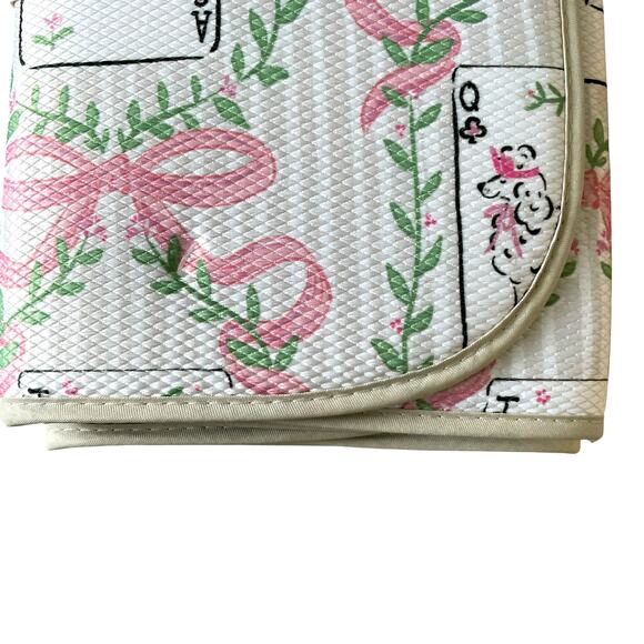 ENVOGUE Kitchen Dish Drying Mat & Towel Set of 4 Dogs & Pink Bows NEW - Picture 11 of 16